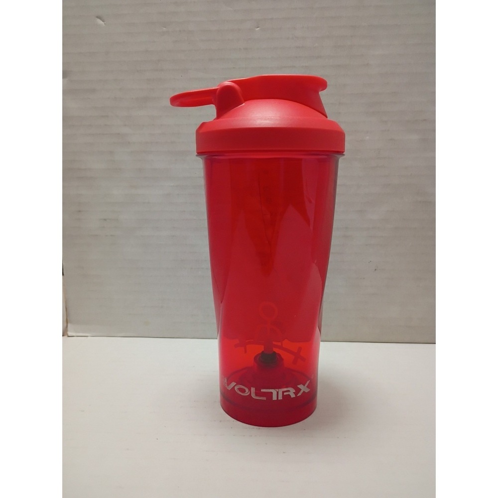 Voltrax Blender Shaker Bottle Red Tight Seal 20 oz. Replacement Bottle Only